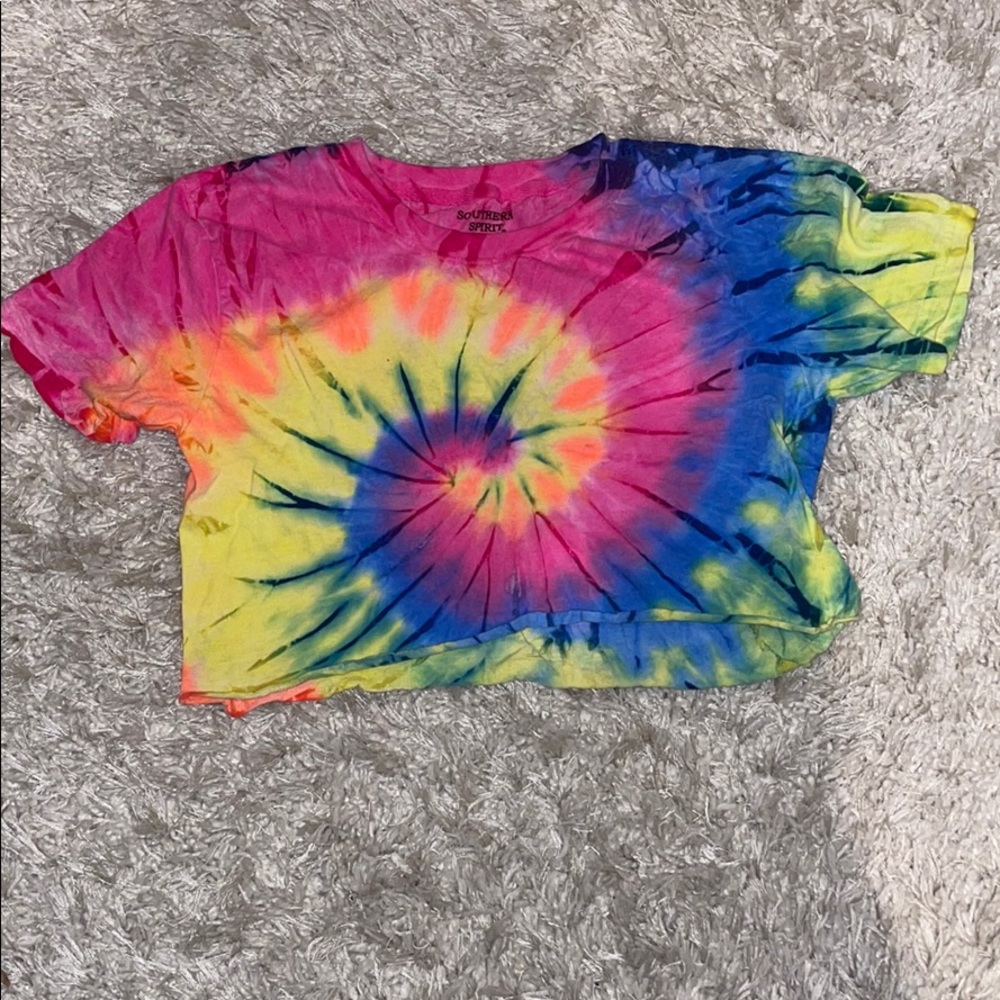 Tie-dye crop top